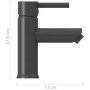 Grifo para lavabo de baño acabado gris 130x176 mm de vidaXL, Grifos - Ref: Foro24-149068, Precio: 30,31 €, Descuento: %