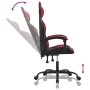 Drehbarer Gaming-Stuhl aus schwarzem und weinrotem Kunstleder von vidaXL, Gaming-Stühle - Ref: Foro24-349574, Preis: 122,99 €...