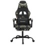 Drehbarer Gaming-Stuhl und Fußstütze aus Kunstleder von vidaXL, Gaming-Stühle - Ref: Foro24-349614, Preis: 135,98 €, Rabatt: %