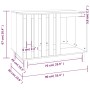 Solid pine wood dog house 90x60x67 cm by vidaXL, Dog kennels - Ref: Foro24-822486, Price: 147,64 €, Discount: %