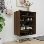 Schuhschrank aus braunem Eichensperrholz, 60 x 35 x 70 cm von vidaXL, Schuhregale und Schuhorganisatoren - Ref: Foro24-816016...