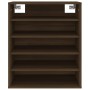 Schuhschrank aus braunem Eichensperrholz, 60 x 35 x 70 cm von vidaXL, Schuhregale und Schuhorganisatoren - Ref: Foro24-816016...