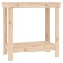 Solid pine wood workbench 80x50x80 cm by vidaXL, Work tables - Ref: Foro24-822496, Price: 72,32 €, Discount: %