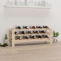 Solid pine wood bottle rack 109.5x30x42 cm by vidaXL, Wine racks - Ref: Foro24-822551, Price: 48,17 €, Discount: %