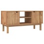 OTTA TV cabinet solid pine wood 113.5x43x57 cm by vidaXL, TV Furniture - Ref: Foro24-348594, Price: 120,00 €, Discount: %