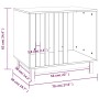 Solid pine wood dog house 70x50x62 cm by vidaXL, Dog kennels - Ref: Foro24-822481, Price: 93,12 €, Discount: %