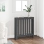 Solid gray pine wood radiator cover 79.5x19x84 cm by vidaXL, Accessories for heating radiators - Ref: Foro24-822568, Price: 5...