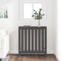 Solid gray pine wood radiator cover 79.5x19x84 cm by vidaXL, Accessories for heating radiators - Ref: Foro24-822568, Price: 5...