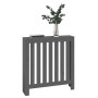 Solid gray pine wood radiator cover 79.5x19x84 cm by vidaXL, Accessories for heating radiators - Ref: Foro24-822568, Price: 5...