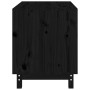 Caseta para perros madera maciza de pino negro 70x50x62 cm de vidaXL, Casetas para perros - Ref: Foro24-822485, Precio: 111,6...