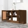 Brown oak plywood sideboard 120x30.5x70 cm by vidaXL, Sideboards - Ref: Foro24-815626, Price: 110,30 €, Discount: %