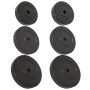 Weight plates 6 pieces cement 30 kg by vidaXL, free weight - Ref: Foro24-93599, Price: 55,56 €, Discount: %