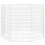 Animal enclosure with 8 galvanized iron panels measuring 54x100 cm each. by vidaXL, Cages and habitats for small animals - Re...