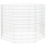 Animal enclosure with 8 galvanized iron panels measuring 54x100 cm each. by vidaXL, Cages and habitats for small animals - Re...