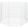 Animal enclosure with 8 galvanized iron panels measuring 54x100 cm each. by vidaXL, Cages and habitats for small animals - Re...