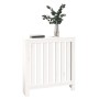 Solid white pine wood radiator cover 79.5x19x84 cm by vidaXL, Accessories for heating radiators - Ref: Foro24-822567, Price: ...