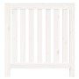 Solid white pine wood radiator cover 79.5x19x84 cm by vidaXL, Accessories for heating radiators - Ref: Foro24-822567, Price: ...