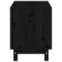 Caseta para perros madera maciza de pino negro 50x40x52 cm de vidaXL, Casetas para perros - Ref: Foro24-822475, Precio: 63,08...