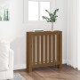 Solid pine wood radiator cover honey brown 79.5x19x84 cm by vidaXL, Accessories for heating radiators - Ref: Foro24-822569, P...