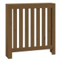 Solid pine wood radiator cover honey brown 79.5x19x84 cm by vidaXL, Accessories for heating radiators - Ref: Foro24-822569, P...