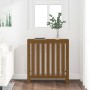 Solid pine wood radiator cover honey brown 79.5x19x84 cm by vidaXL, Accessories for heating radiators - Ref: Foro24-822569, P...