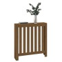 Solid pine wood radiator cover honey brown 79.5x19x84 cm by vidaXL, Accessories for heating radiators - Ref: Foro24-822569, P...