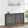 Solid gray pine wood radiator cover 153x19x84 cm by vidaXL, Accessories for heating radiators - Ref: Foro24-822578, Price: 73...