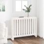 Solid white pine wood radiator cover 108.5x19x84cm by vidaXL, Accessories for heating radiators - Ref: Foro24-822572, Price: ...