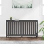 Solid gray pine wood radiator cover 153x19x84 cm by vidaXL, Accessories for heating radiators - Ref: Foro24-822578, Price: 73...