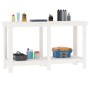 Solid white pine wood workbench 140x50x80 cm by vidaXL, Work tables - Ref: Foro24-822507, Price: 127,39 €, Discount: %