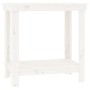 Solid white pine wood workbench 80x50x80 cm by vidaXL, Work tables - Ref: Foro24-822497, Price: 86,77 €, Discount: %