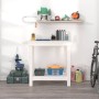 Solid white pine wood workbench 80x50x80 cm by vidaXL, Work tables - Ref: Foro24-822497, Price: 86,77 €, Discount: %