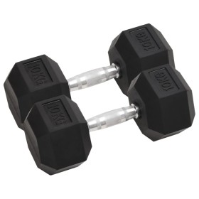 Dumbbells 2 units cast iron 20 kg by vidaXL, free weight - Ref: Foro24-93604, Price: 91,99 €, Discount: %