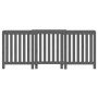 Solid pine wood radiator cover in gray, 210x21x85 cm by vidaXL, Accessories for heating radiators - Ref: Foro24-822588, Price...