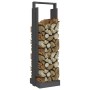 Firewood holder solid gray pine wood 33.5x30x110 cm by vidaXL, Firewood bags and holders - Ref: Foro24-822623, Price: 60,16 €...