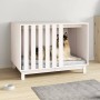 Cama para perros madera maciza de pino blanco 100x70x72 cm de vidaXL, Casetas para perros - Ref: Foro24-822492, Precio: 195,9...