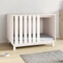 Cama para perros madera maciza de pino blanco 100x70x72 cm de vidaXL, Casetas para perros - Ref: Foro24-822492, Precio: 195,9...