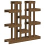 Soporte plantas madera maciza pino marrón miel 104,5x25x109,5cm de vidaXL, Soportes para macetas - Ref: Foro24-822095, Precio...