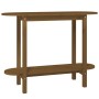 Mesa consola de madera maciza de pino marrón miel 110x40x80 cm de vidaXL, Mesas de centro - Ref: Foro24-822300, Precio: 61,90...