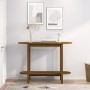 Solid pine wood honey brown console table 110x40x80 cm by vidaXL, Coffee table - Ref: Foro24-822300, Price: 61,90 €, Discount: %