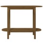 Mesa consola de madera maciza de pino marrón miel 110x40x80 cm de vidaXL, Mesas de centro - Ref: Foro24-822300, Precio: 61,90...