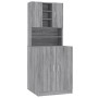 Sonoma Gray Plywood Washing Machine Cabinet by vidaXL, Accessories for washing machines and dryers - Ref: Foro24-3120183, Pri...