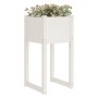 Planter 2 units solid white pine wood 40x40x81 cm by vidaXL, Pots and planters - Ref: Foro24-822125, Price: 75,65 €, Discount: %