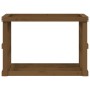 Soporte leña de exterior madera pino marrón miel 108x52x74 cm de vidaXL, Bolsas y soportes de leña - Ref: Foro24-822634, Prec...