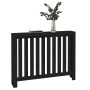 Solid black pine wood radiator cover 108.5x19x84 cm by vidaXL, Accessories for heating radiators - Ref: Foro24-822575, Price:...