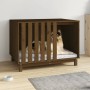 Cama para perros madera maciza pino marrón miel 100x70x72 cm de vidaXL, Casetas para perros - Ref: Foro24-822494, Precio: 194...