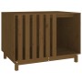 Solid pine wood dog bed honey brown 100x70x72 cm by vidaXL, Dog kennels - Ref: Foro24-822494, Price: 194,58 €, Discount: %