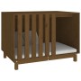 Cama para perros madera maciza pino marrón miel 100x70x72 cm de vidaXL, Casetas para perros - Ref: Foro24-822494, Precio: 194...