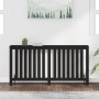 Solid black pine wood radiator cover 169x19x84 cm by vidaXL, Accessories for heating radiators - Ref: Foro24-822585, Price: 9...