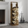 Firewood holder solid pine wood honey brown 33.5x30x110 cm by vidaXL, Firewood bags and holders - Ref: Foro24-822624, Price: ...